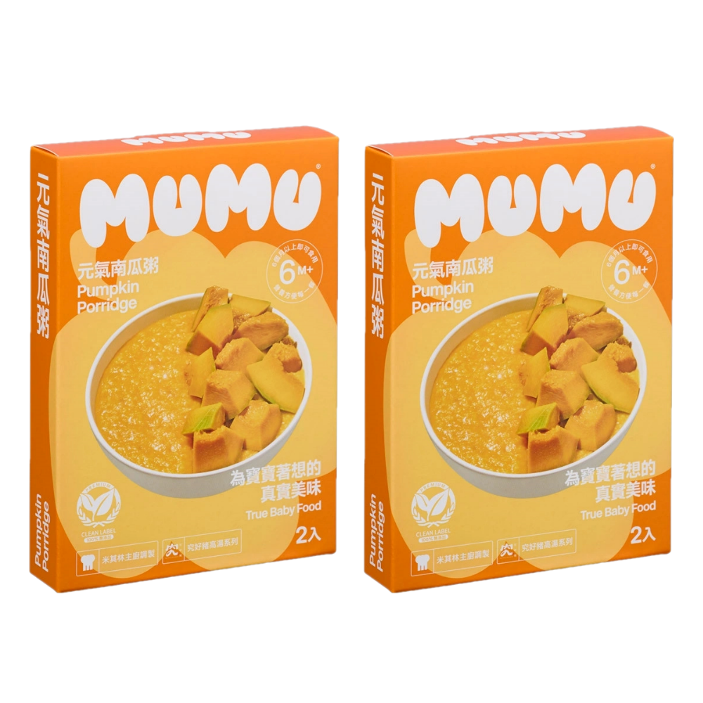 MUMU - 元氣南瓜粥150gx2包X2盒