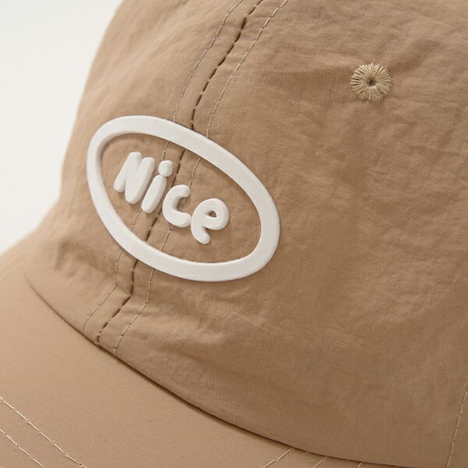 日本 b-ROOM - 時尚休閒棒球帽-Nice-奶茶 (F)