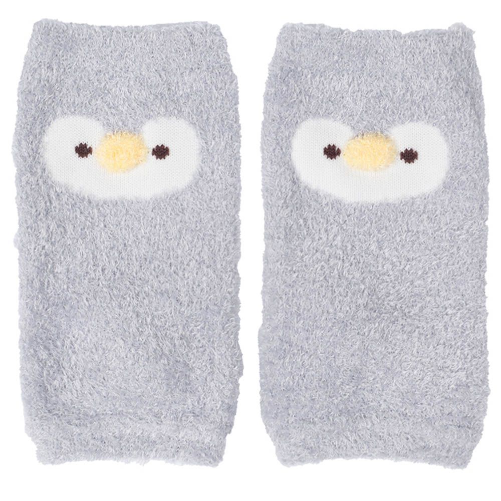 蓬鬆腳套-企鵝-灰色 (70~95cm)