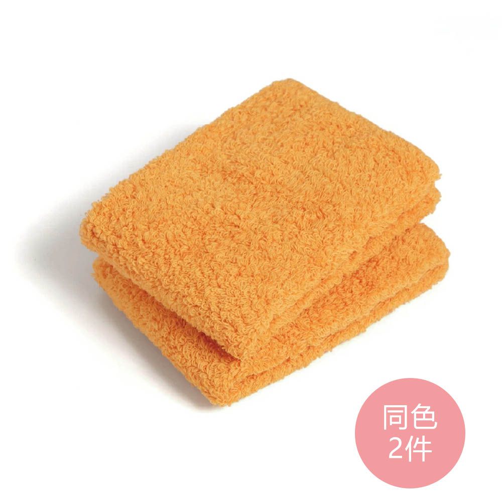 激推宣言 5倍吸水力小方巾(同色2件組)-萬壽菊 (33x33cm)