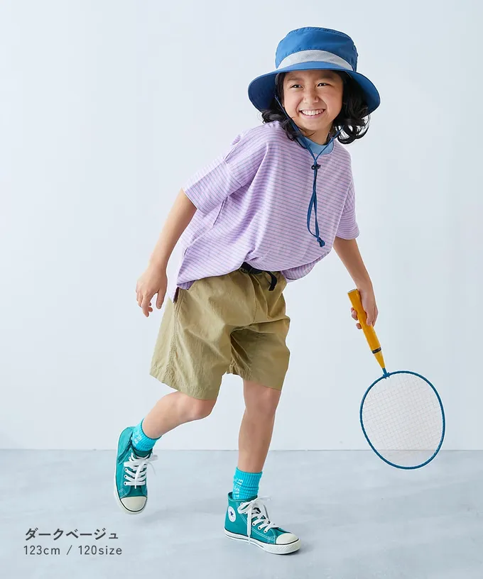 日本 devirock - 水陸二用 帥氣束腰玩水五分褲-開心果綠