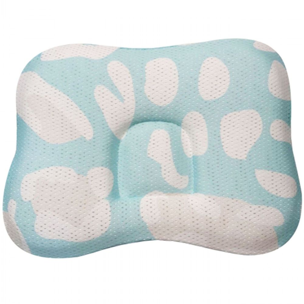 COMFi - 透氣嬰兒定型枕-( 0~18個月)中間為方形-薄荷綠 (23 x 33 x 3cm)