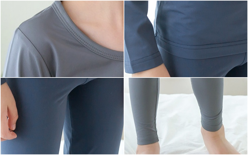 韓國 NYkids - 迪士尼保暖衣套裝-冰雪奇緣-淺紫