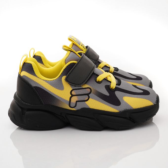 FILA - FILA電燈運動鞋-2-J824X-091黑(中小童段)-運動鞋-黑