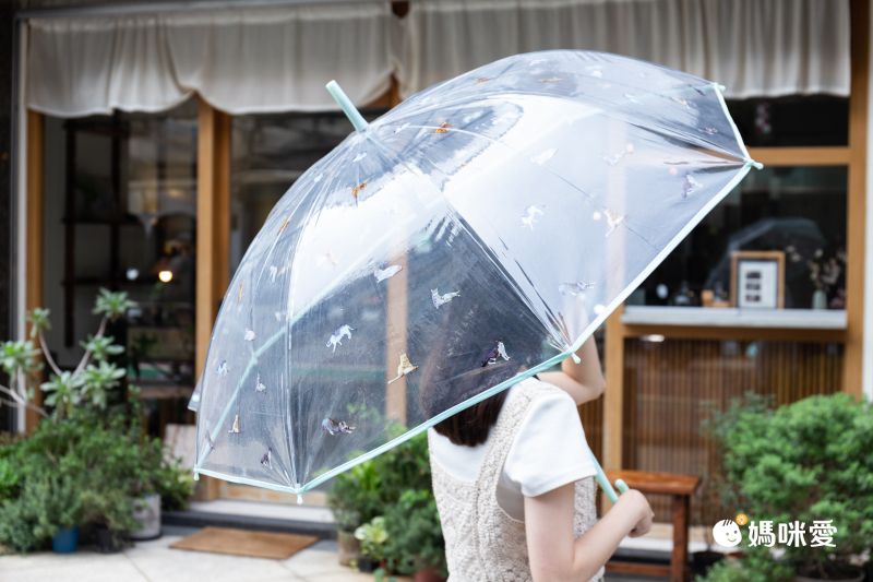 日本中谷 - [日雜推薦] 各種貓咪透明傘/雨傘-粉紫 (傘骨60cm)