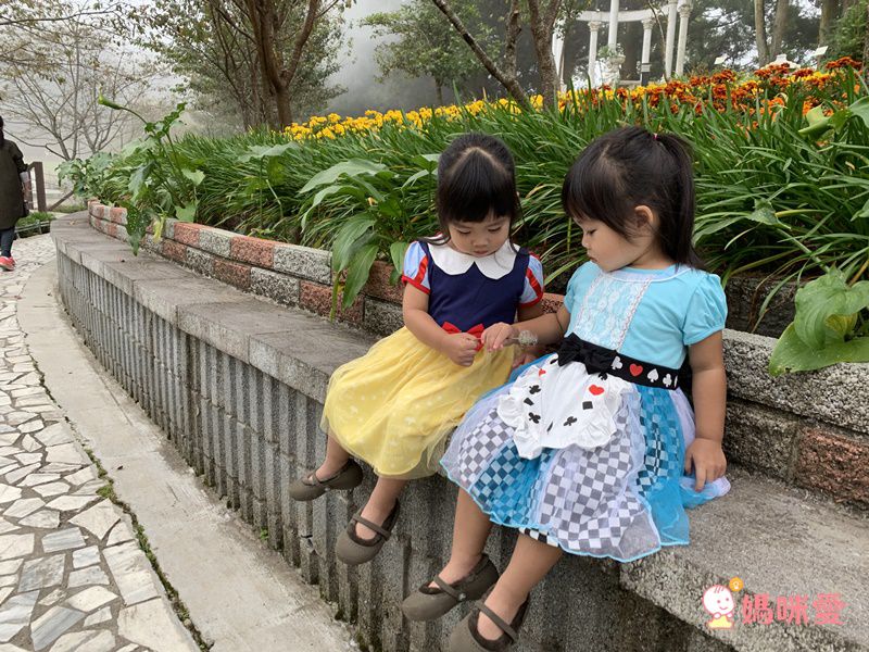 短袖造型公主裙-粉紫海洋-萬聖節裝扮(直播專屬)