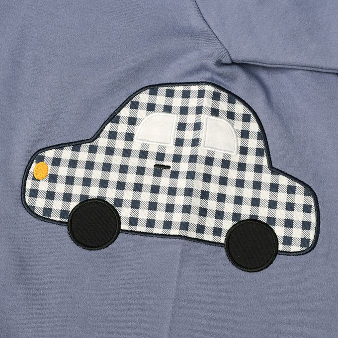 akachan honpo - 長袖兔裝 翻身神隊友-彈性材質-深藍色