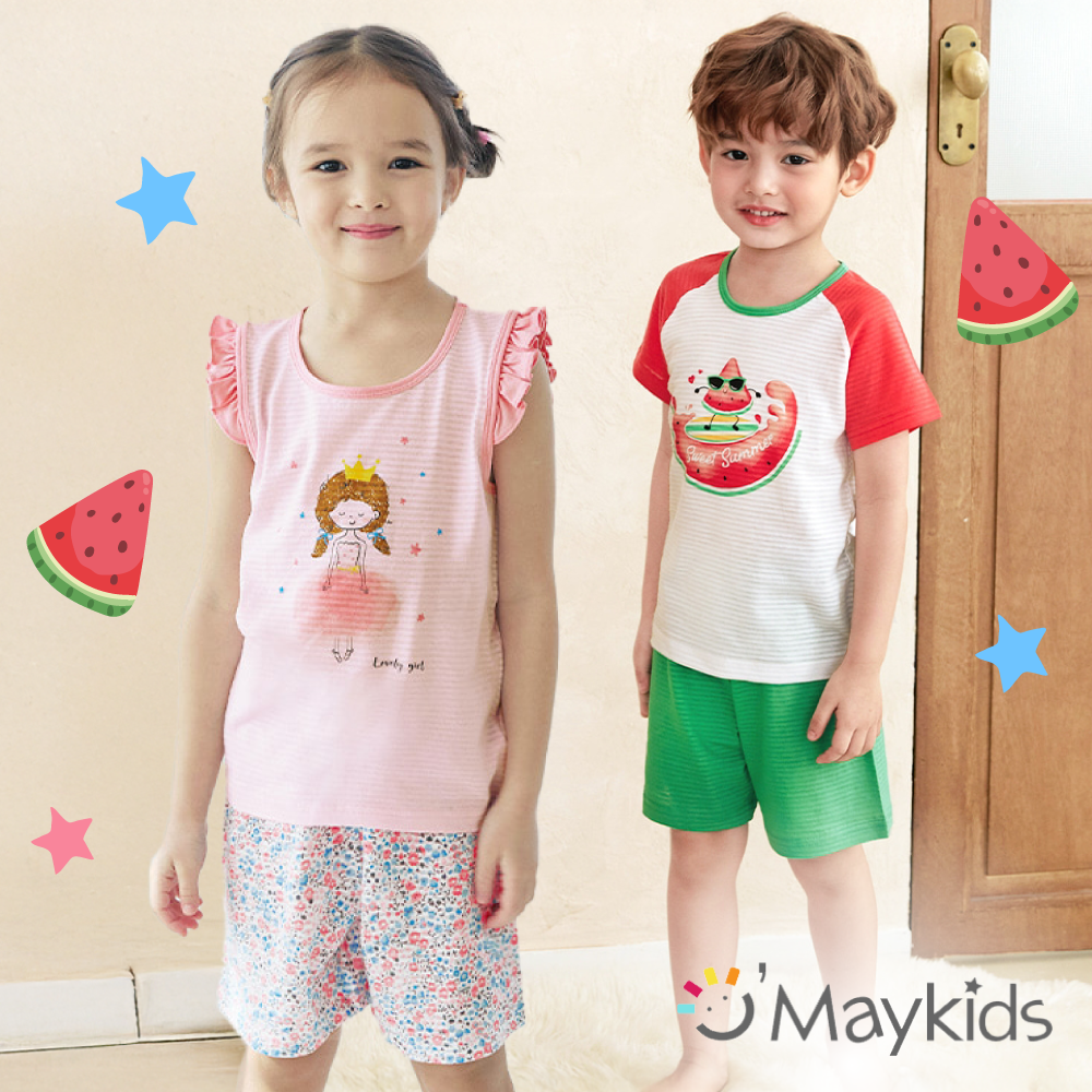 短袖新款加入！【韓國 Maykids】兒童家居服睡衣，好穿回購率No.1✧