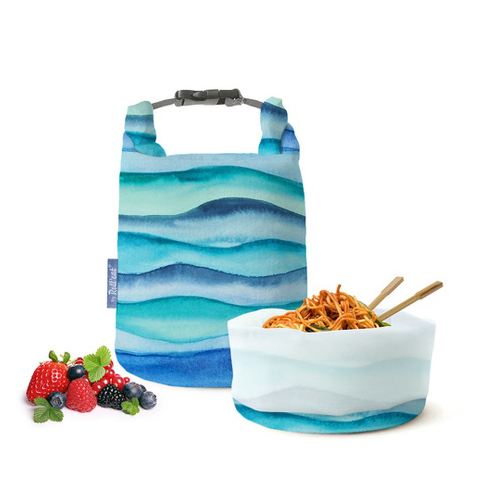 西班牙 Roll’eat - 桶裝食物袋/輕食袋/零食袋/食品級耐熱/防水耐油-藍色海洋-2.5ml/50g