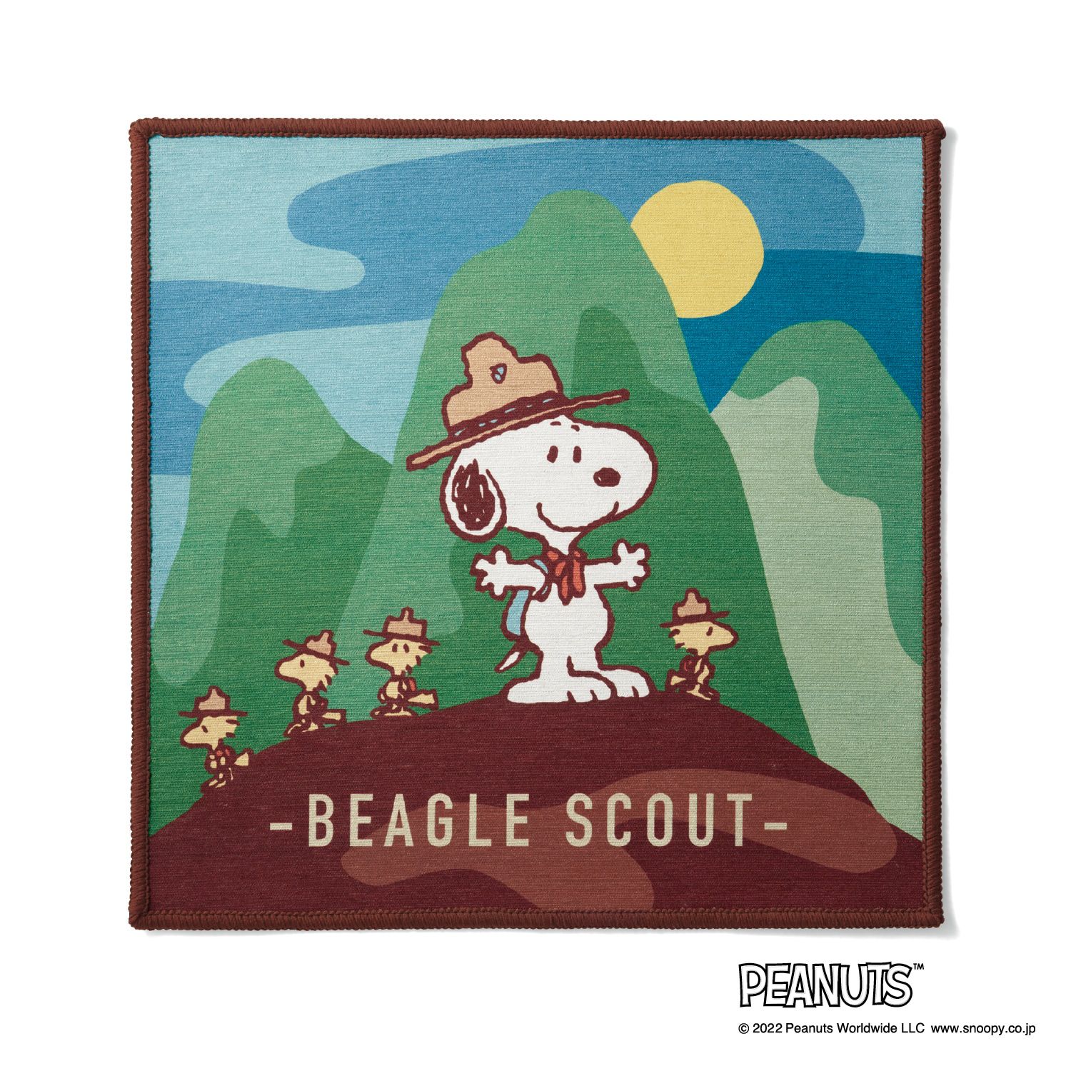 日本千趣會 - 史努比 自由拼接室內輕薄地毯(可機洗)-4糊塗塌客 (45×45cm)