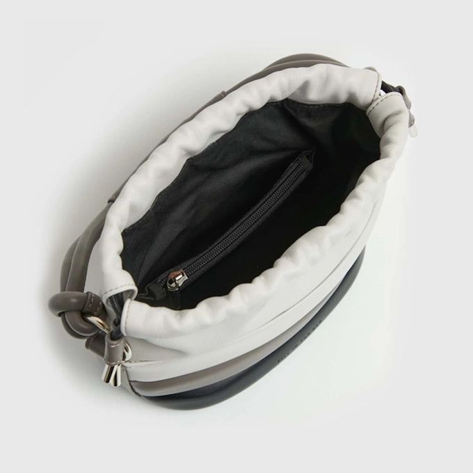 FILL IN THE BAG - Hoops 手拿斜背包-灰黑色