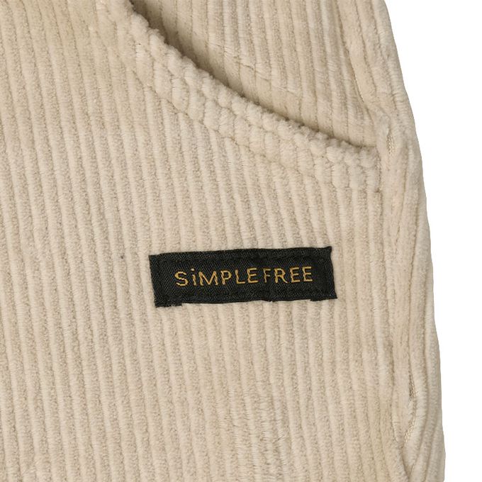 akachan honpo - 10分蓬蓬褲-燈心絨-淺卡其色