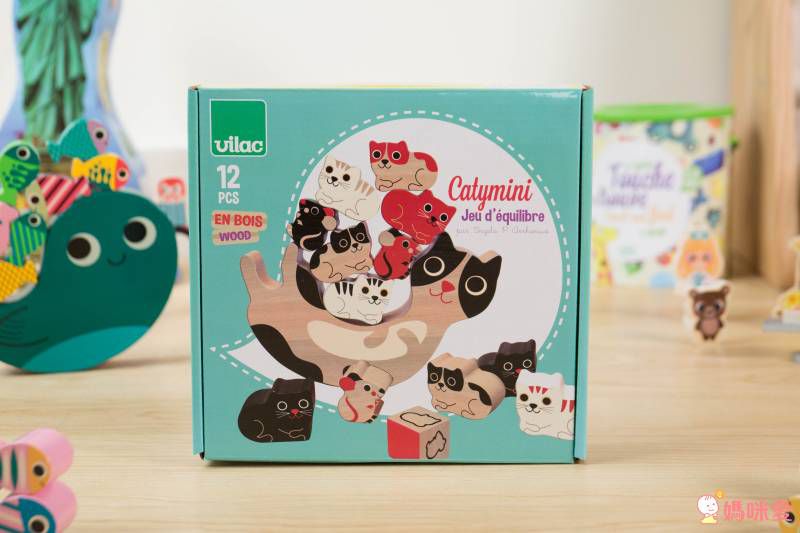 法國 Vilac 超質感玩具系列♔ 手提攜帶家家酒～帶出門詢問度超高★觸覺啟發桌遊～啟發幼兒大腦！