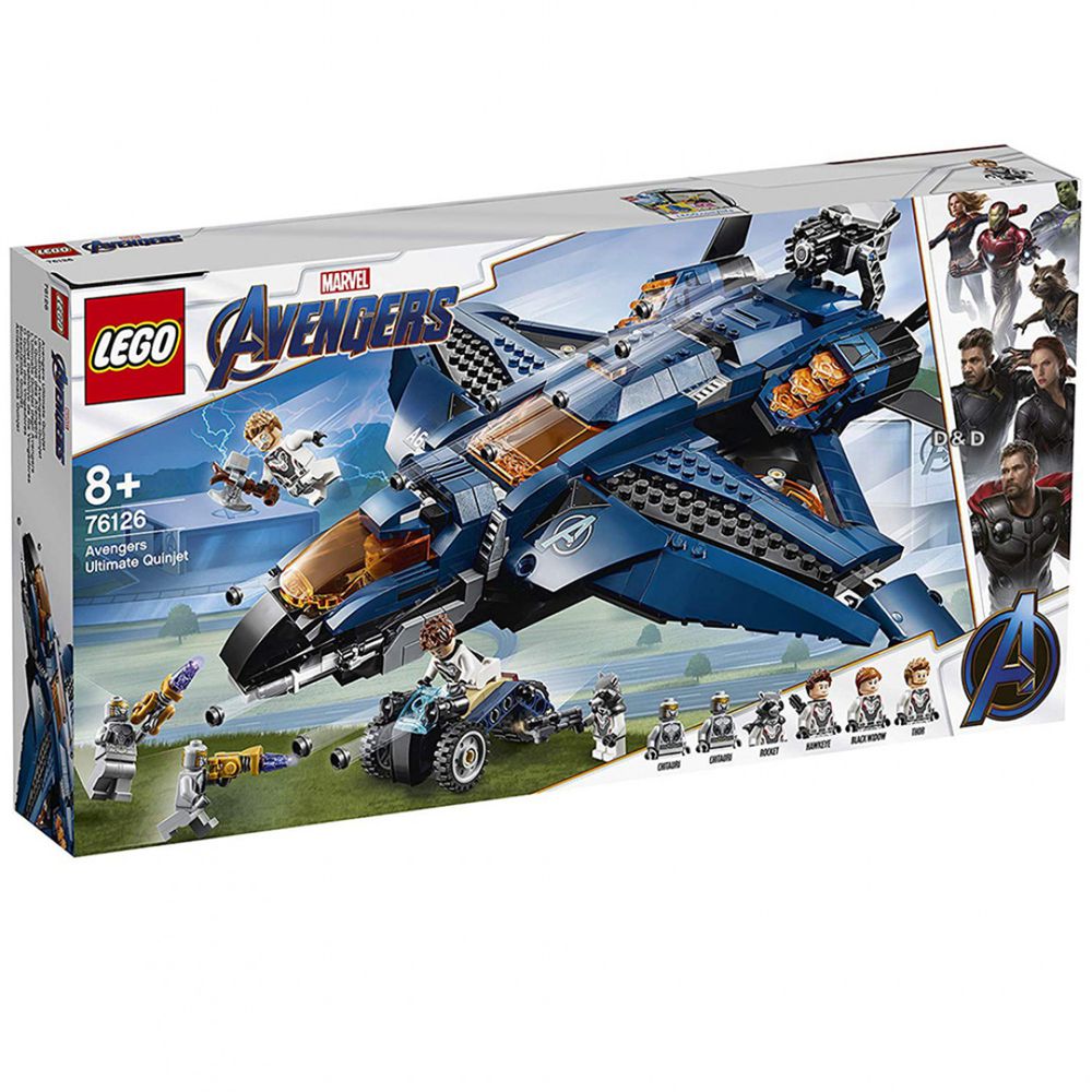 樂高 SUPER HEROES 超級英雄系列 - Avengers Ultimate Quinjet 76126-838pcs