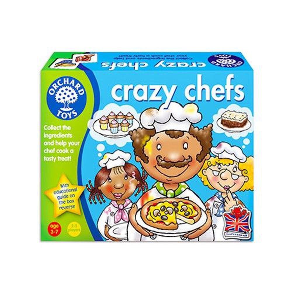英國 Orchard toys - 桌遊-配對記憶-瘋狂廚師 Crazy Chefs-3歲以上