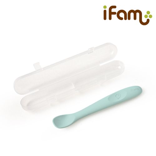 矽膠安全湯匙〈1入〉-薄荷綠-22mm x 152mm