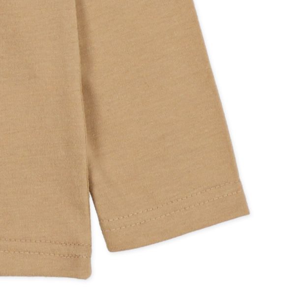 日本西松屋 - 圓領印花薄長袖上衣-Camping-深灰