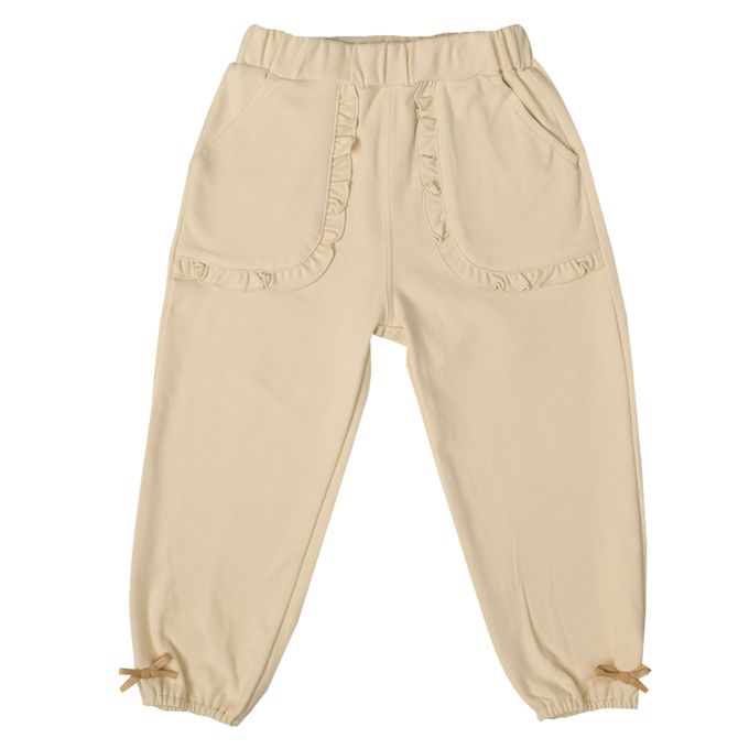 akachan honpo - 10分蓬蓬褲-淺卡其色