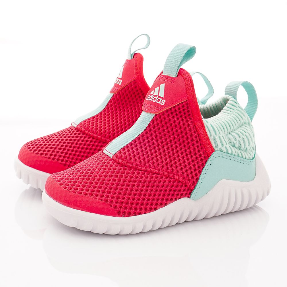 adidas - 愛迪達童鞋-襪套輕便慢跑鞋(中小童段)-紅藍