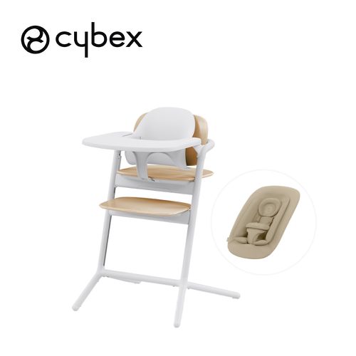 德國 Cybex - Lemo 2 四合一兒童成長椅套組-木質白