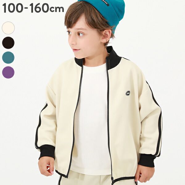 日本 devirock - 小立領側線條運動風夾克-綠