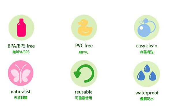 美國 green sprouts - 小綠芽外出/旅行零食袋2入組-水藍條紋 (6M)