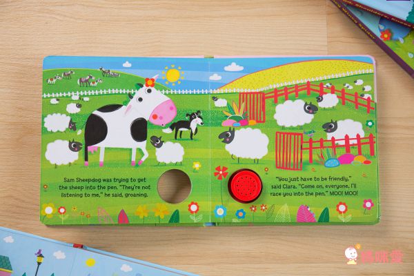 孩子超愛音效書單本160元❤ 1歲起英文遊戲操作書！玩到跟著節奏搖擺囉♫