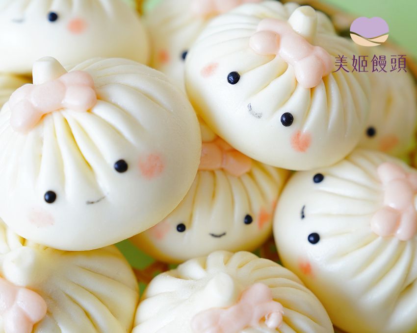 美姬饅頭 - 包子娃娃活菌豬造型包子 (6入)-50g