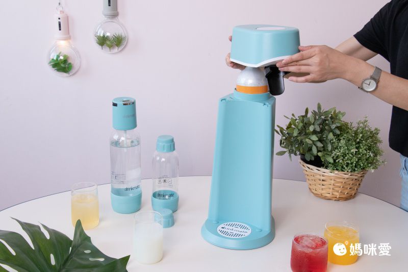 美國 Drinkmate 萬用氣泡水機 獨家專利授權，業界最大容量！