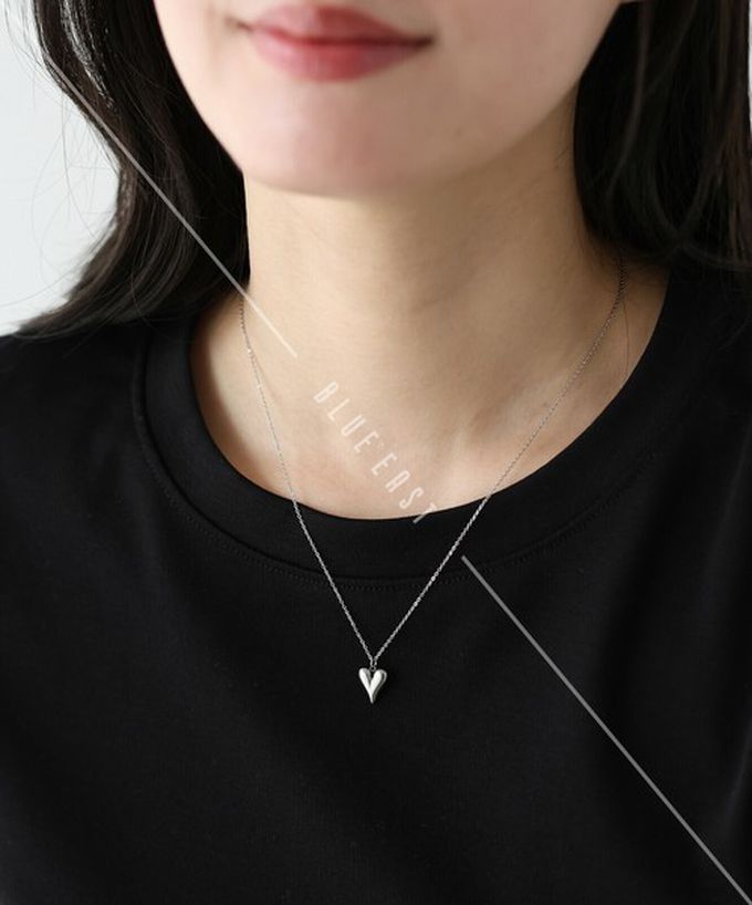 日本 BLUE EAST - 韓國製 成熟感愛心墜飾項鍊-金