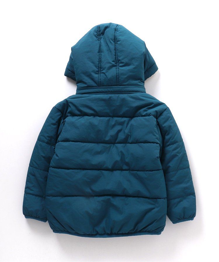 日本 BREEZE - [雙面穿]絨毛鋪棉繽紛保暖外套-黑系&迷彩