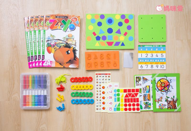 資優數學 - [限量優惠]資優數學-親子金版1-6冊全系列-(紅色百格盤)