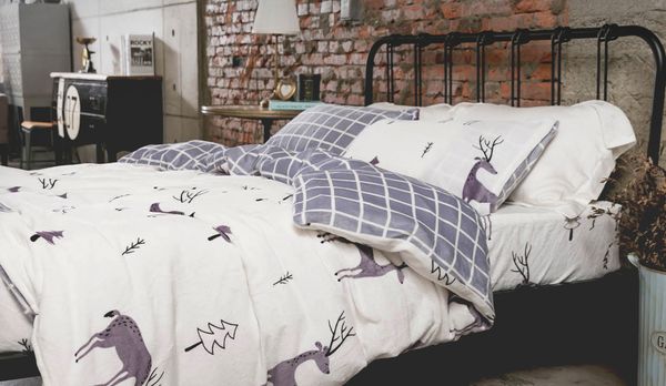 【織眠坊】入秋北歐風法蘭絨寢具組！