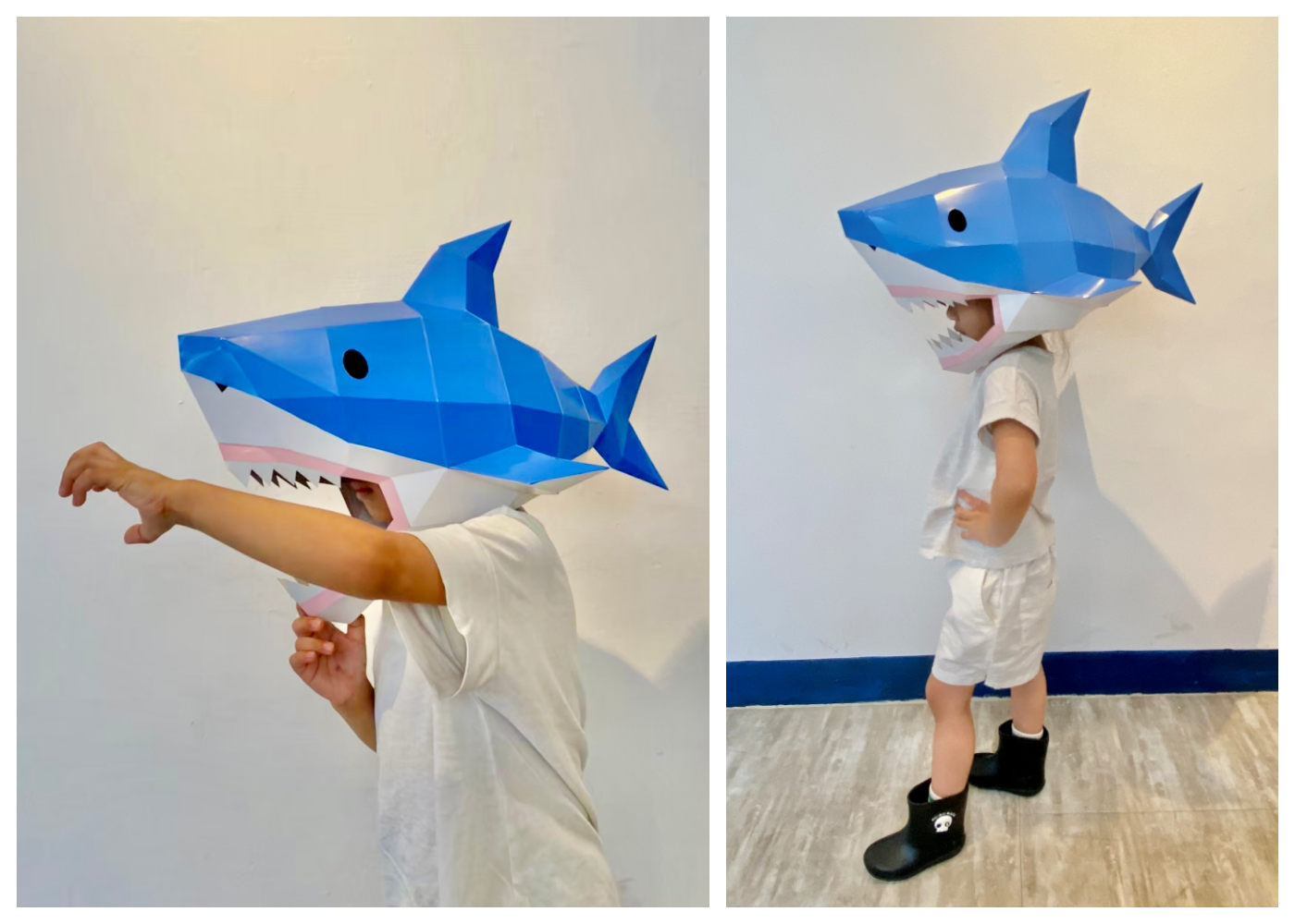 時報出版 - 動物立體大面具：鯊魚(速成版不用自己剪喔)