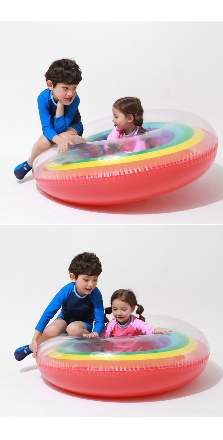 韓國 OZKIZ - 輕量/防滑兒童沙灘鞋/戲水鞋-海豚藍