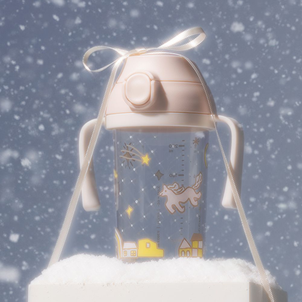 mov.aa TRITAN彈蓋吸管學飲水杯-星願小馬(聯名款)-250ml