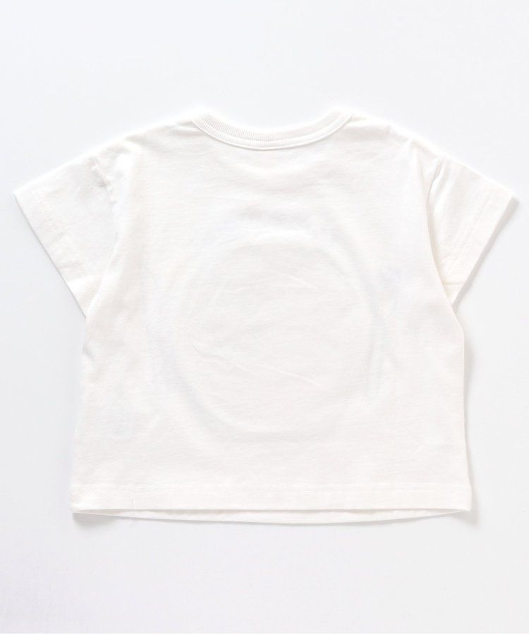 日本 apres les cours - 亮片變身酷炫短袖上衣-暴龍-灰