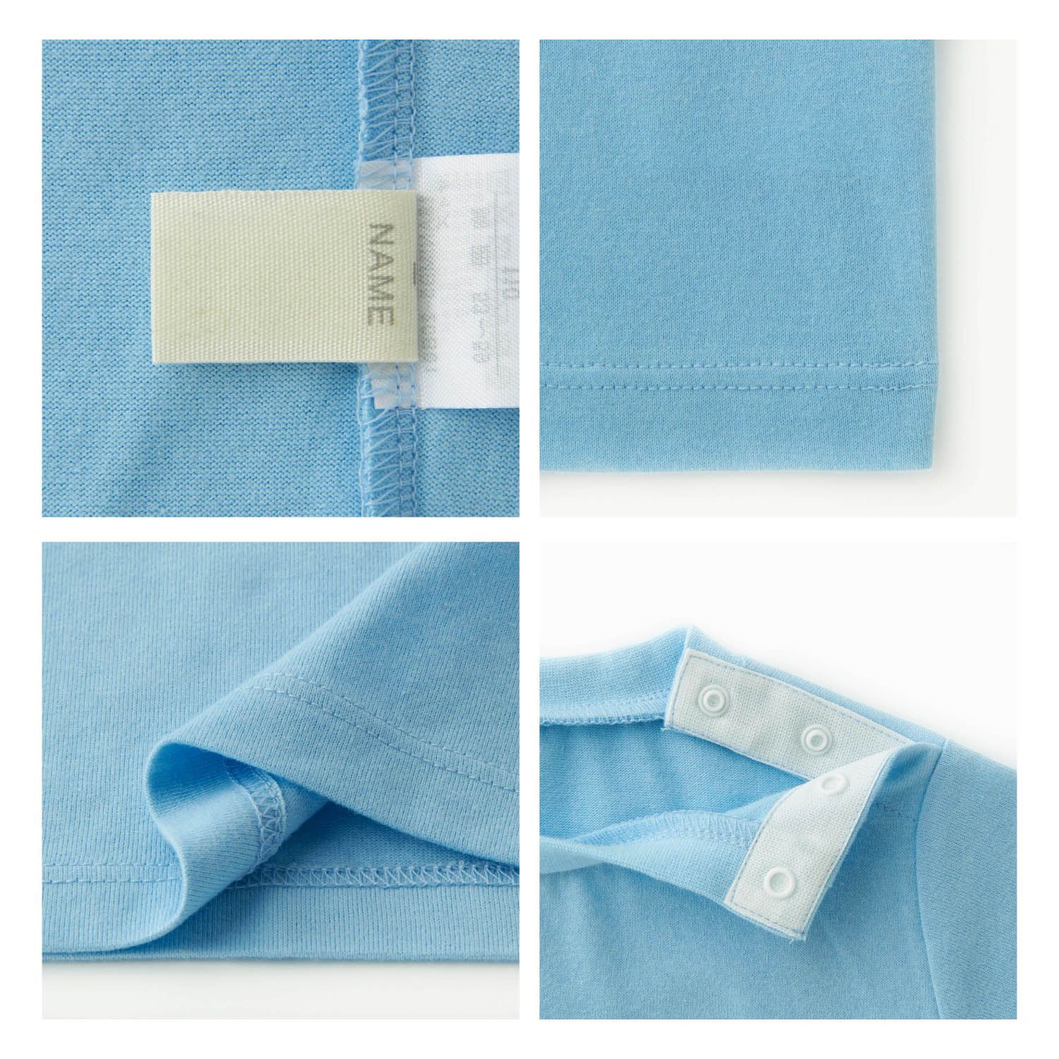 日本千趣會 - 天竺棉印花短T(小童)-花叢天鵝-白