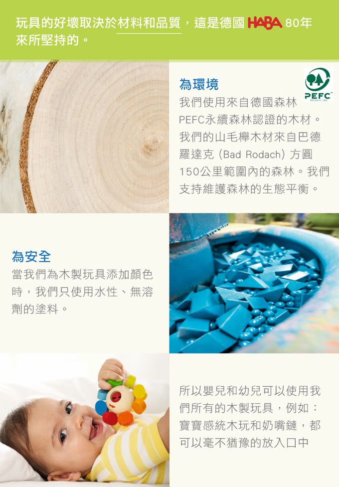 德國HABA - 動物大遊行積木25pcs