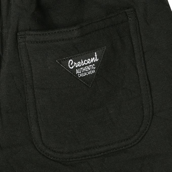 akachan honpo - 星星造型鋪棉褲-黑色