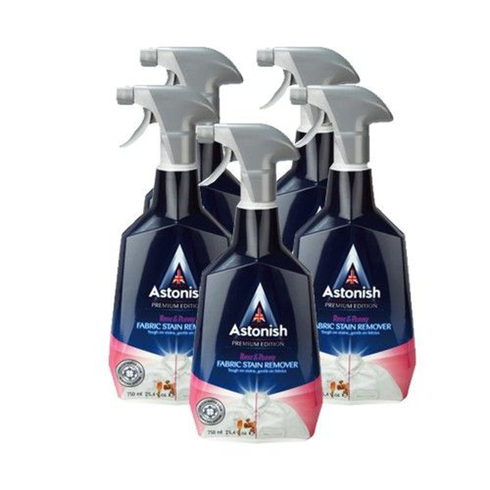 英國潔 Astonish - 噴即淨衣物強效清潔劑五入組 (750ml/罐x5)