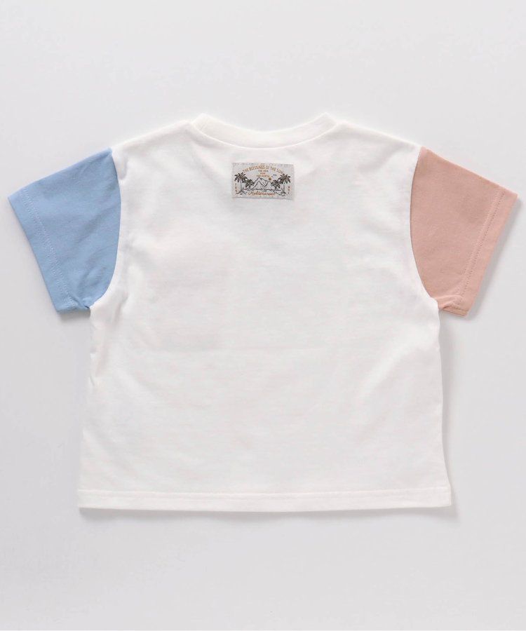 日本 apres les cours - 夏日印花清爽短袖上衣-三色冰淇淋-橘粉