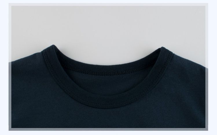 純棉短袖上衣-車車比賽-深藍色