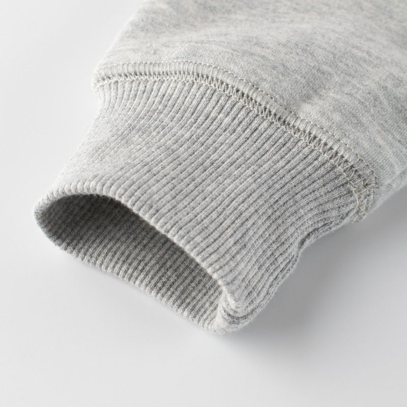 圓領長袖大學T-1865麋鹿-灰色