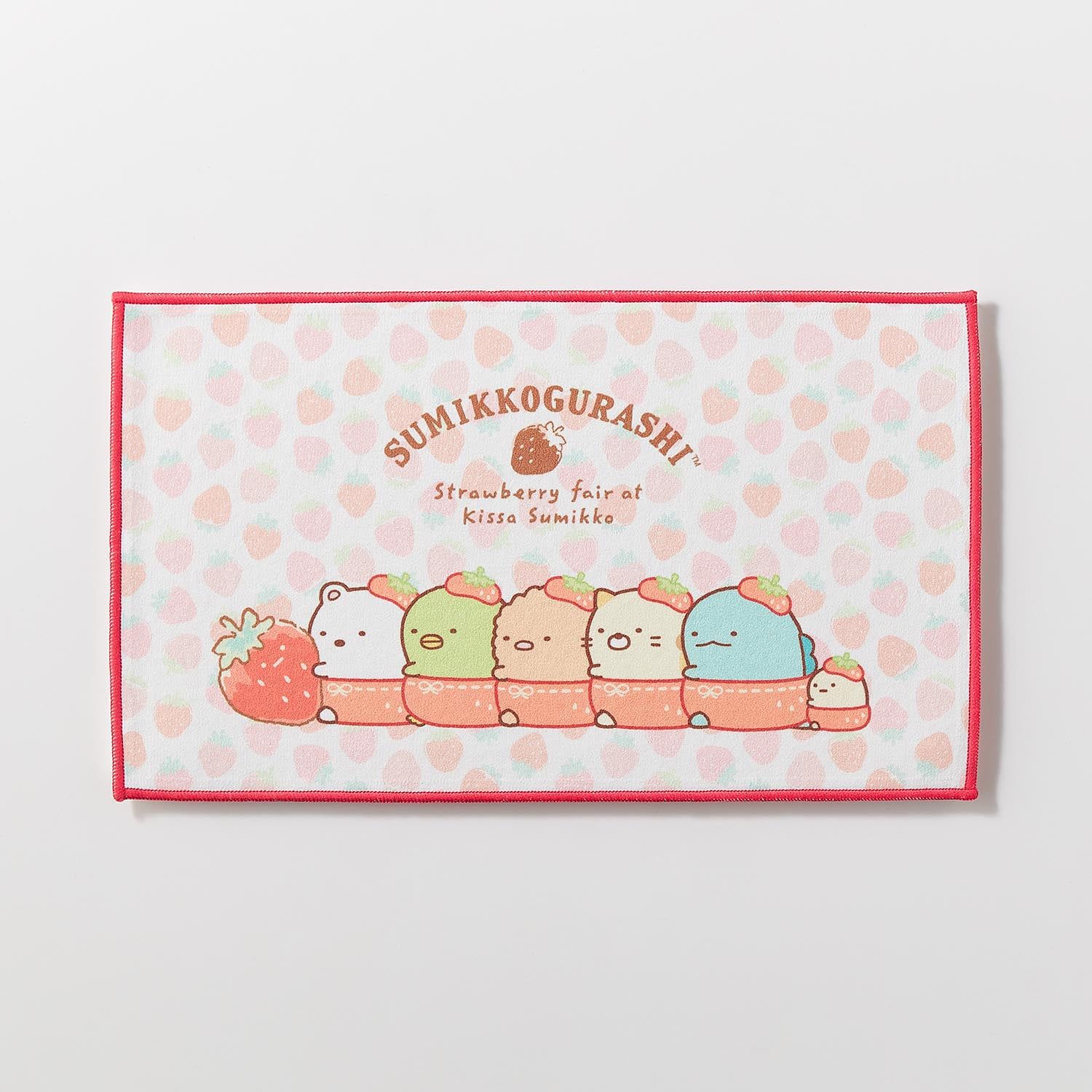 日本千趣會 - 日本製 角落生物超細纖維吸水抹布-炸蝦-水藍 (20×35cm)