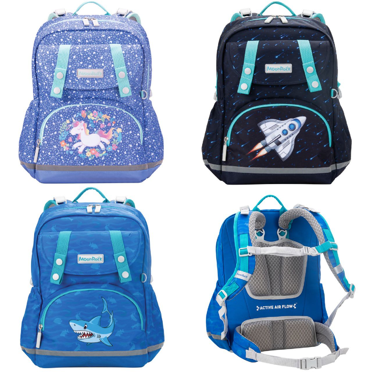 MoonRock - 護脊書包-SS1太空梭-2021版 適合95CM-125CM