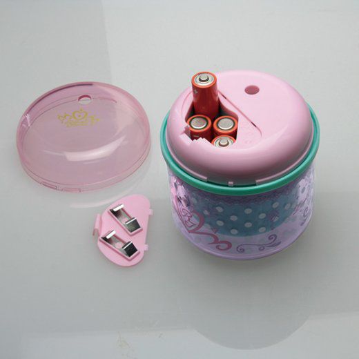 日本文具 SONIC - 自動停止乾電池式電動安全削鉛筆機-特別款-公主粉紅