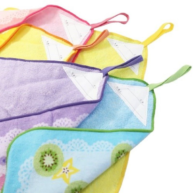 akachan honpo - 擦手巾5件組-水果