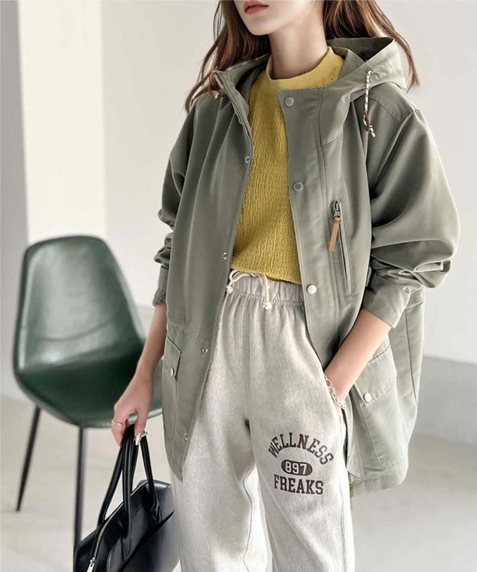 日本 Classical Elf - [熱銷NO.1]  3WAY百搭保暖連帽防風外套-淺米杏