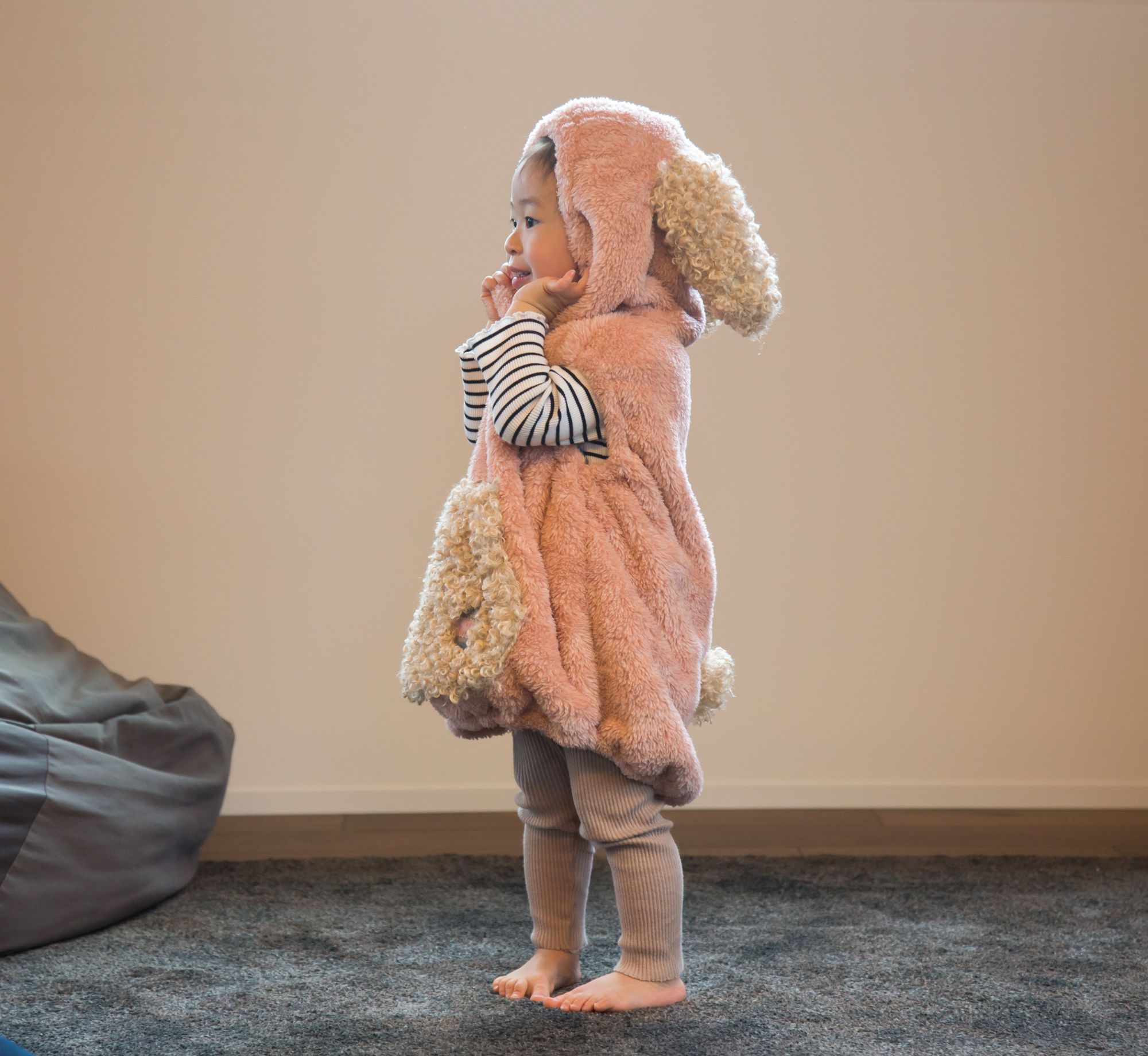 日本 BISQUE - (現貨)動物造型連帽超柔軟保暖背心-恐龍-墨綠 (1.5-4y)